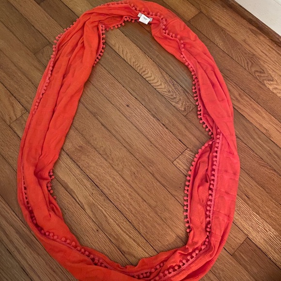 J. Crew Pom Pom Infinity Scarf - Picture 7 of 9